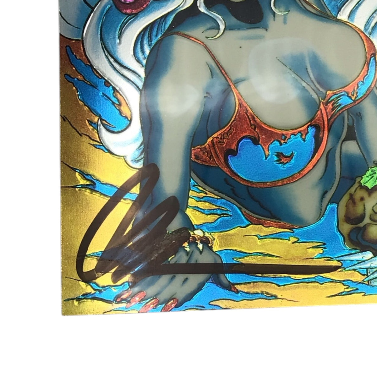 Lady Death Chromium Card #47 Signed by Brian Pulido - COA