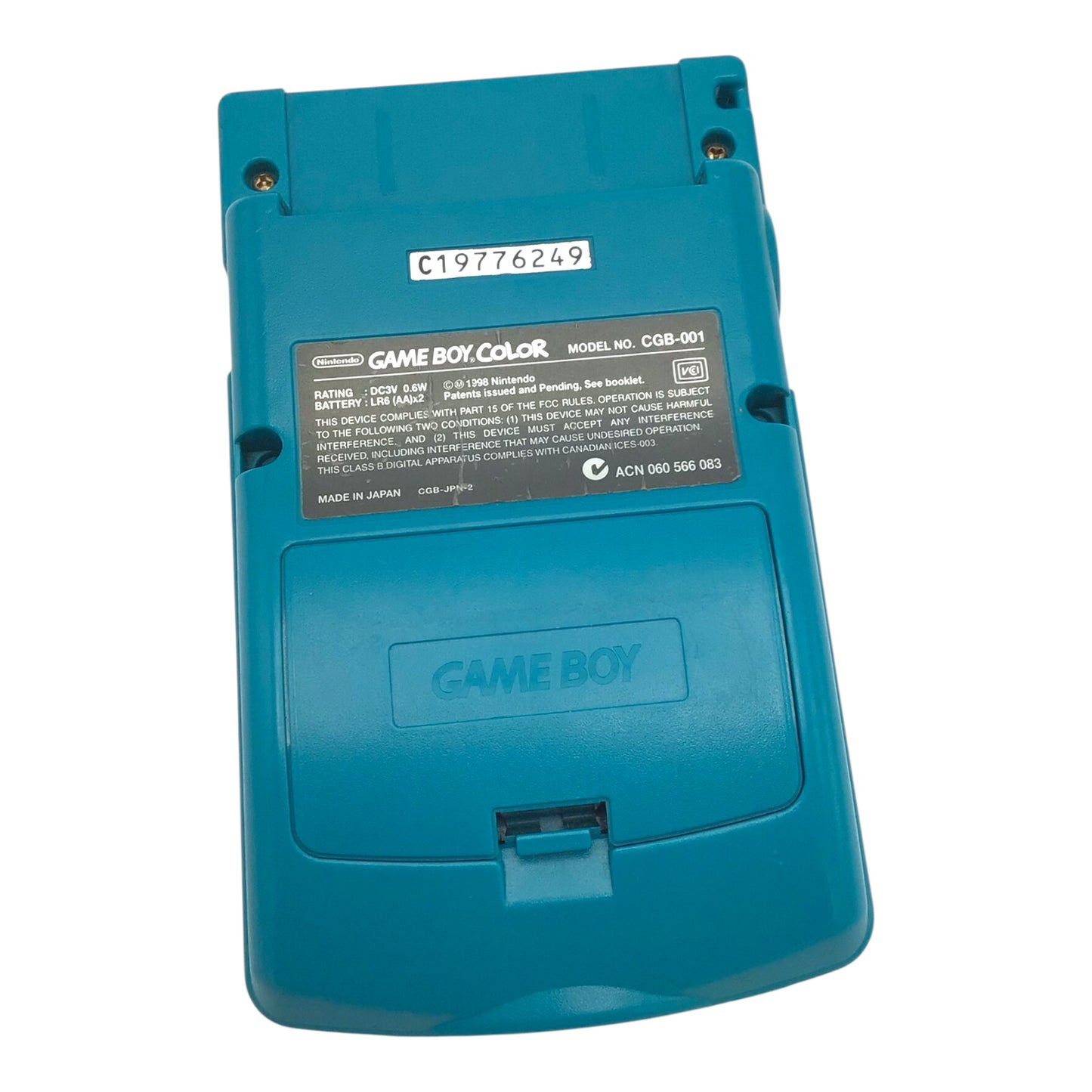 Game Boy Color Teal – Tested & Working (System Only)