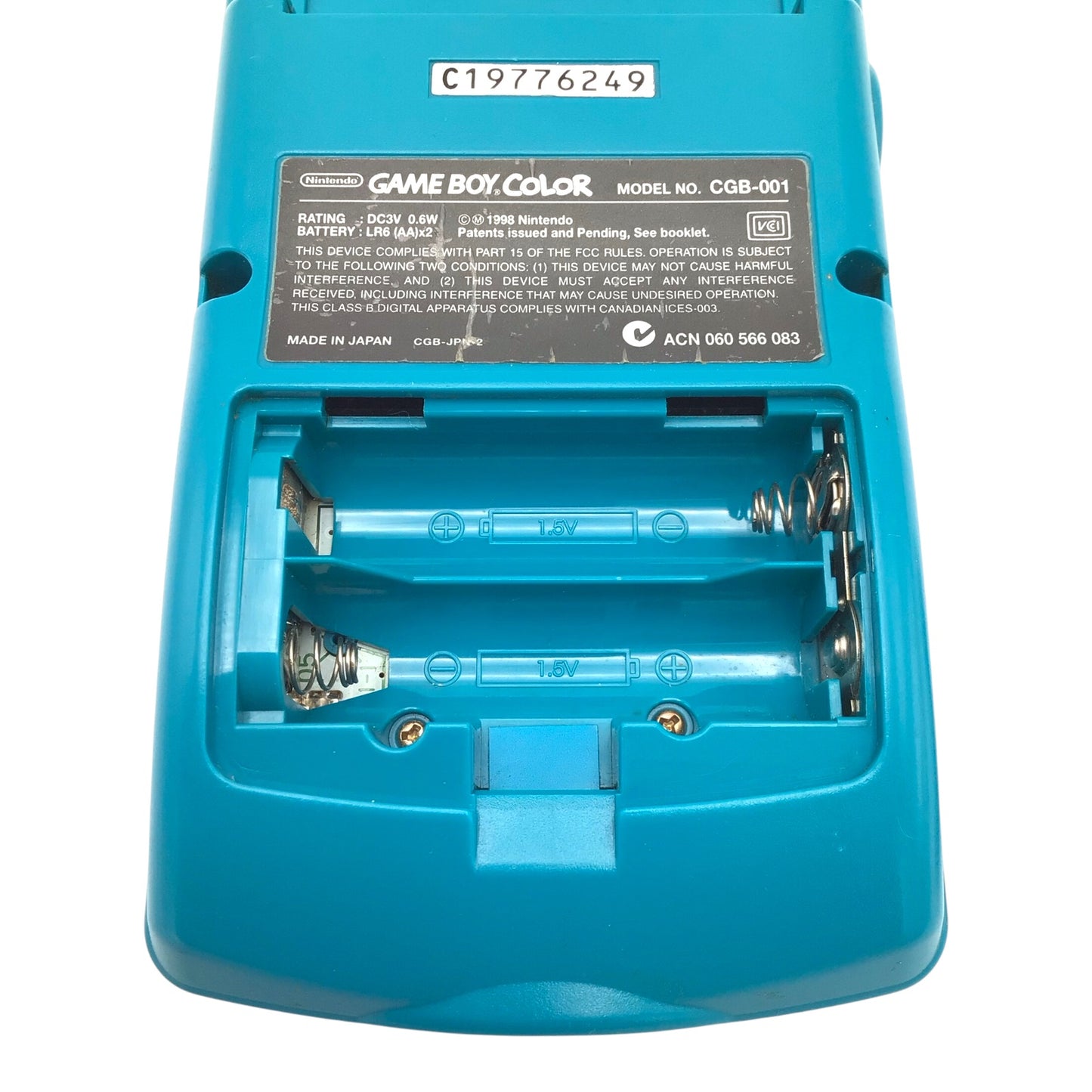 Game Boy Color Teal – Tested & Working (System Only)