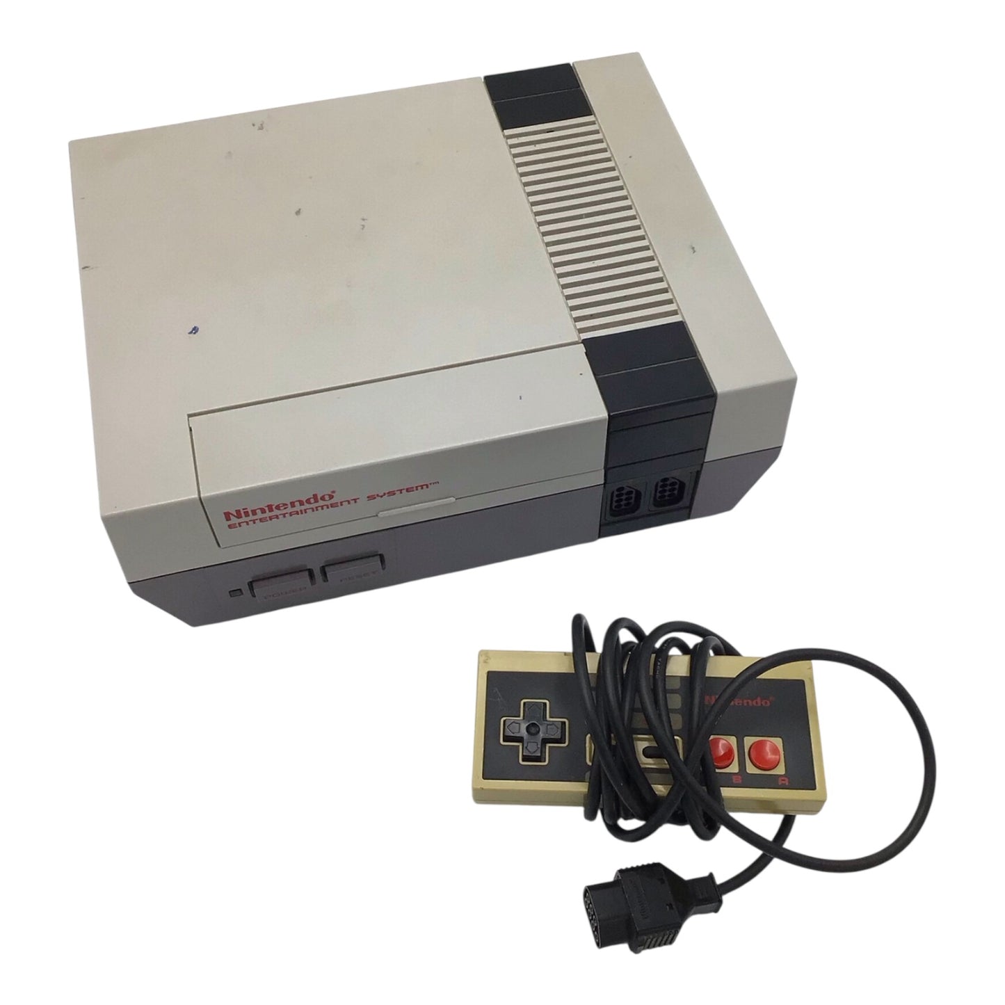 Nintendo Entertainment System (NES) – Controller & Cables Included