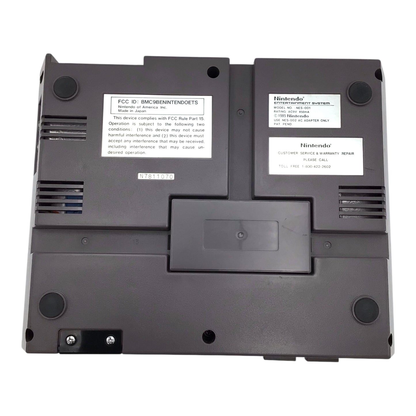 Nintendo Entertainment System (NES) – Controller & Cables Included