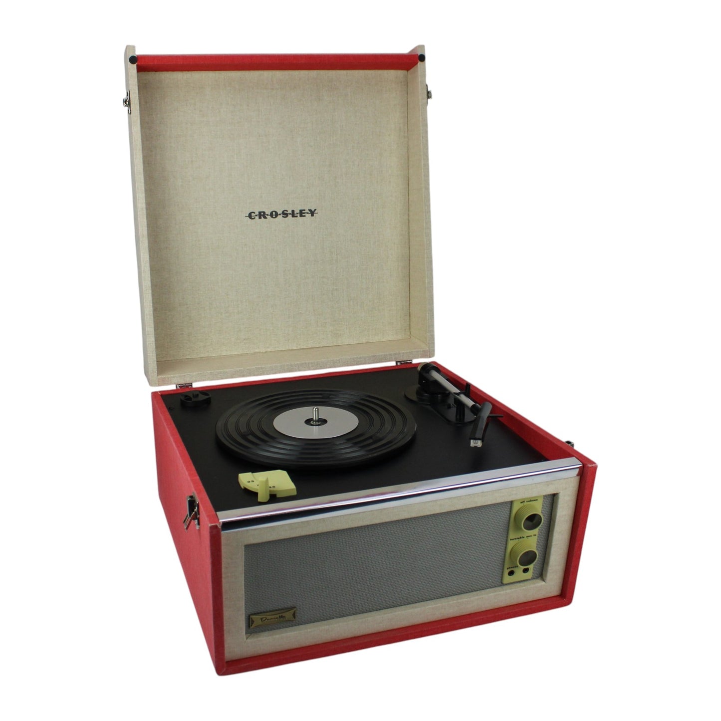 Crosley Dansette Series CR6233A-RE Portable Turntable – Retro Style Record Player