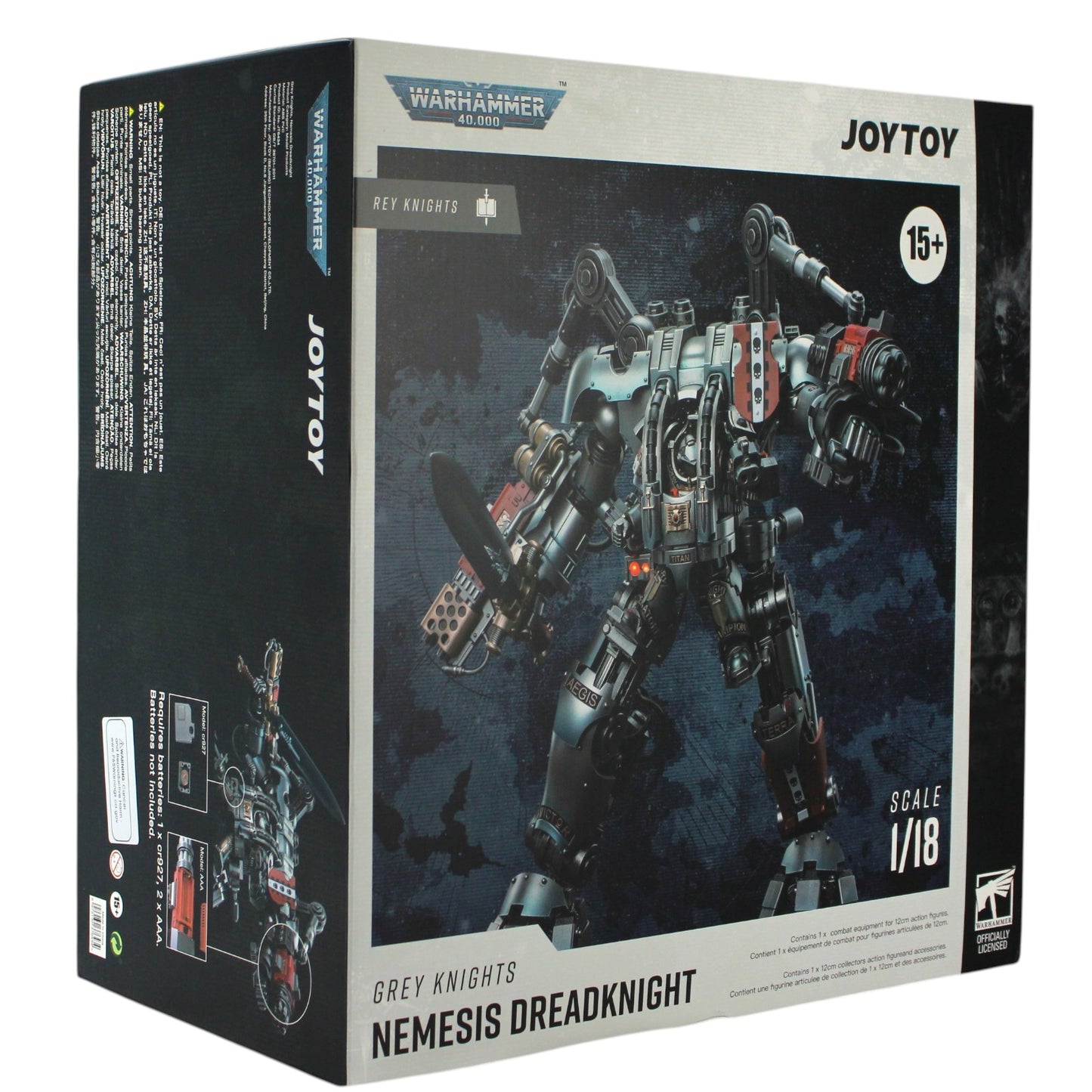 JoyToy Warhammer 40,000 Grey Knights Nemesis Dreadknight 1/18 Scale Figure – Like New in Box