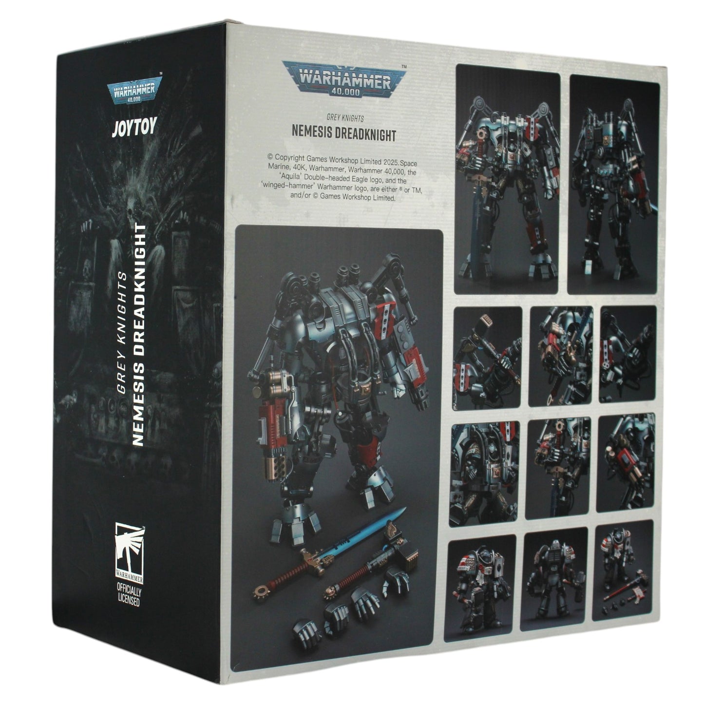 JoyToy Warhammer 40,000 Grey Knights Nemesis Dreadknight 1/18 Scale Figure – Like New in Box