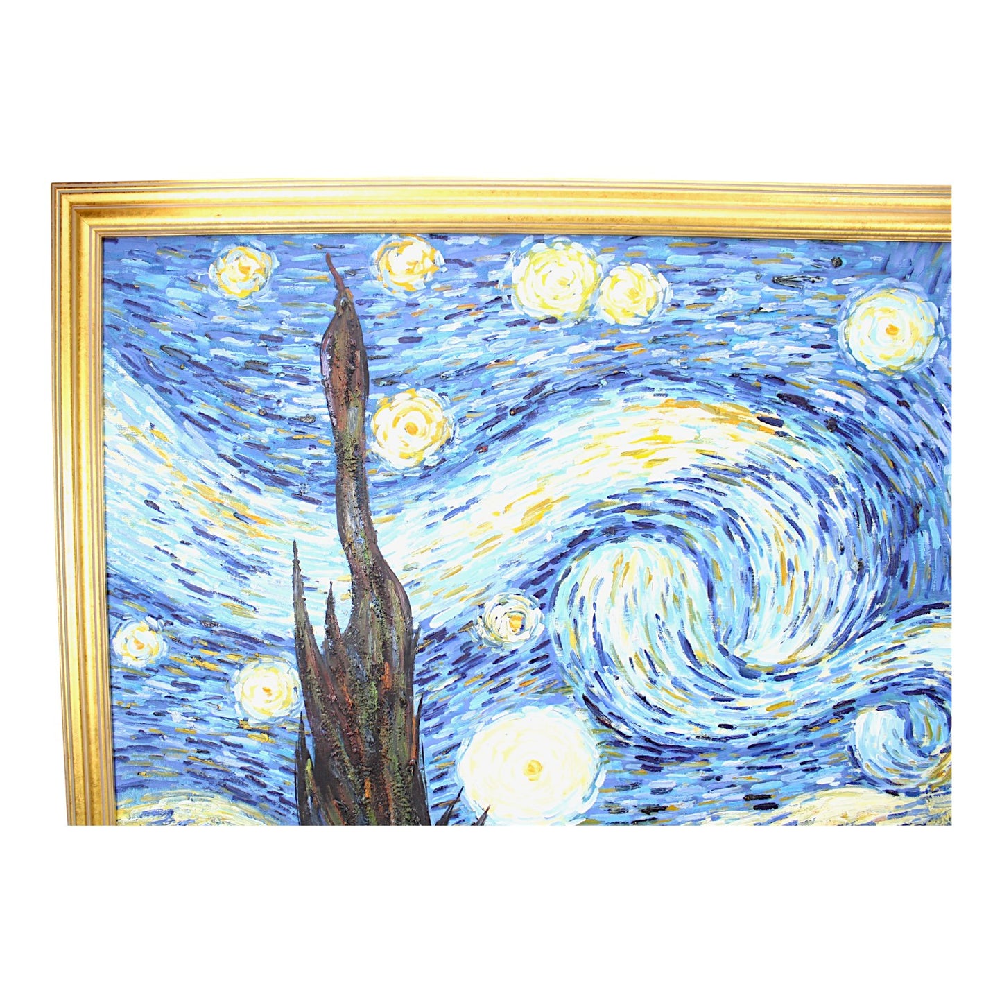STARRY NIGHT Painting after Vincent Van Gogh (1853-1890) size 36" X 48"