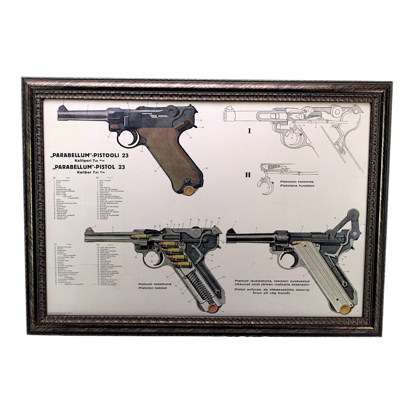 German WW2 Parabellum Pistol 23 Luger Breakout Period Poster