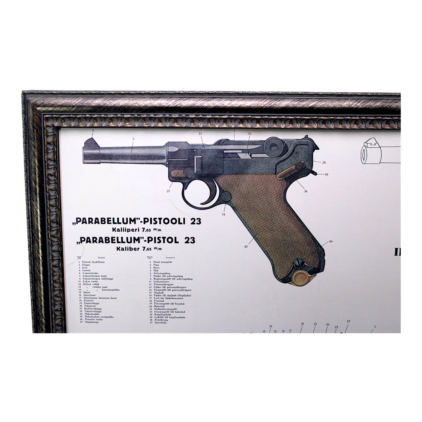 German WW2 Parabellum Pistol 23 Luger Breakout Period Poster
