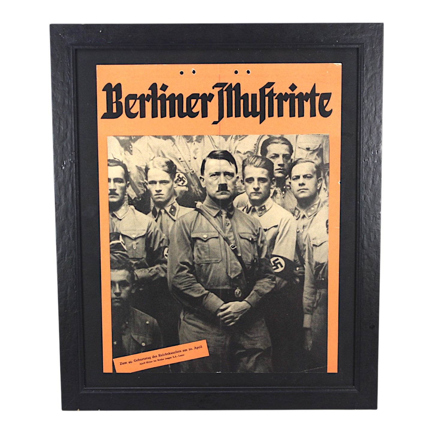 Rare German weekly magazine Berliner Illustrirte Zeitung Cover framed