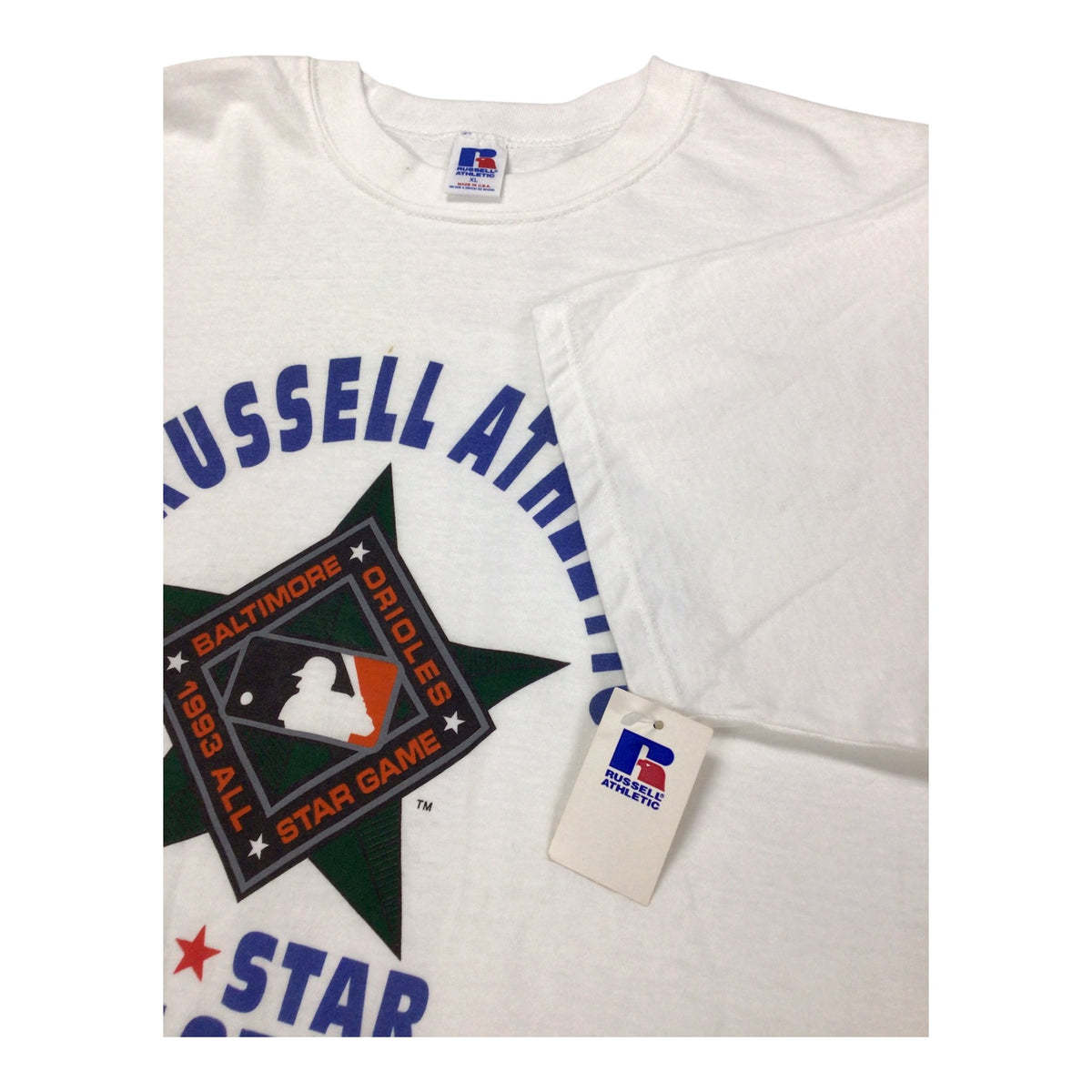 Vintage 1993 Baltimore Orioles MLB 64th All-Star Balloting T-Shirt XL – Russell Athletic