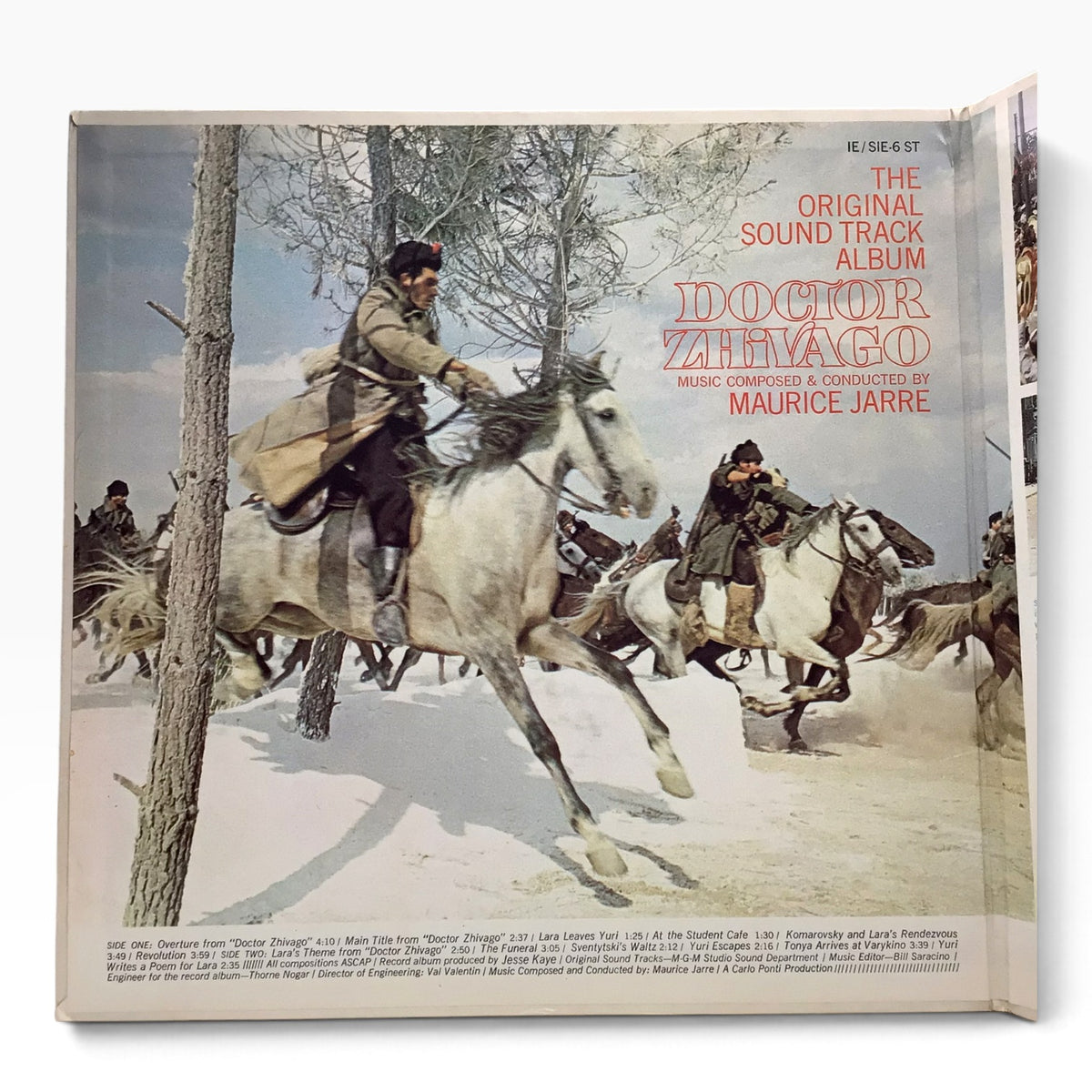Doctor Zhivago (1965) Original Soundtrack Album Vintage Vinyl LP – Maurice Jarre – S1E-6ST