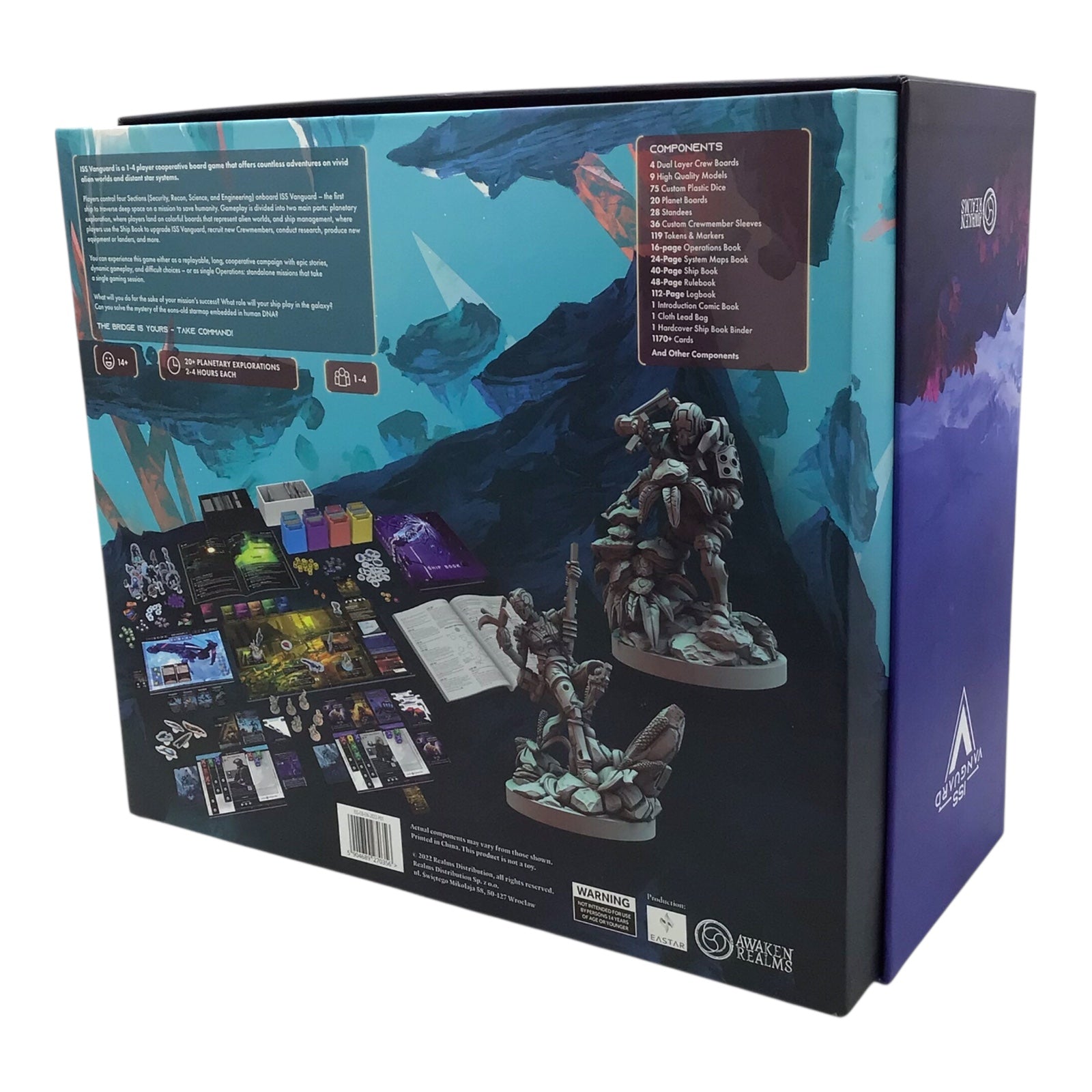 ISS Vanguard Core Game with Expansions – Close Encounters, Deadly Frontier, Lost Fleet