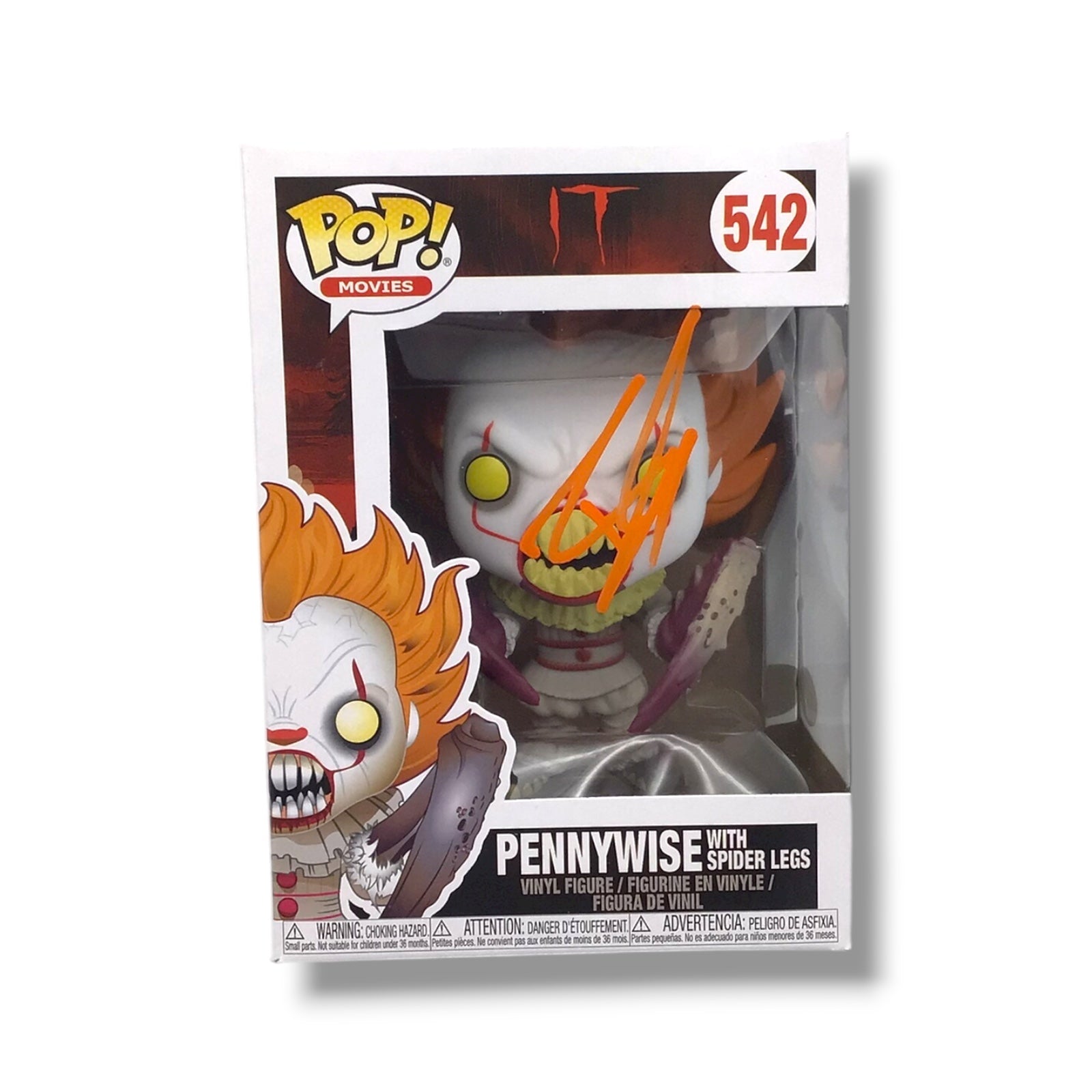 IT (#542) Pennywise w/ Spider Legs Funko POP! | Signed by Bill