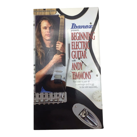 Ibanez presents Beginning Electric Guitar w/ Andy Timmons VHS Tape