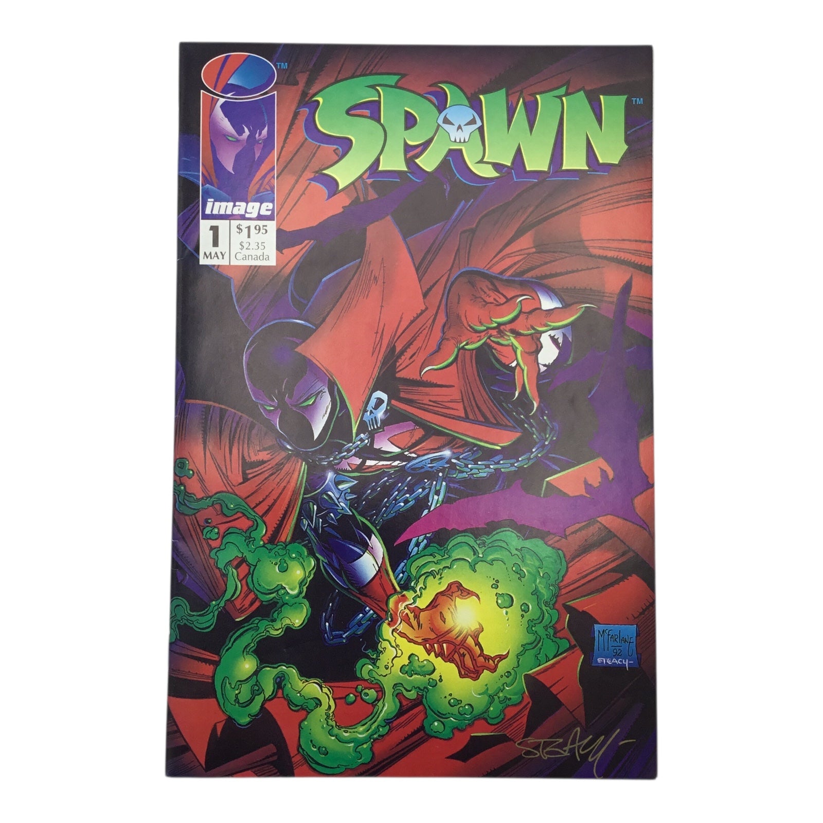 Image Comics Spawn (May 1992 Release Edition) – Signed by Ken Steacy