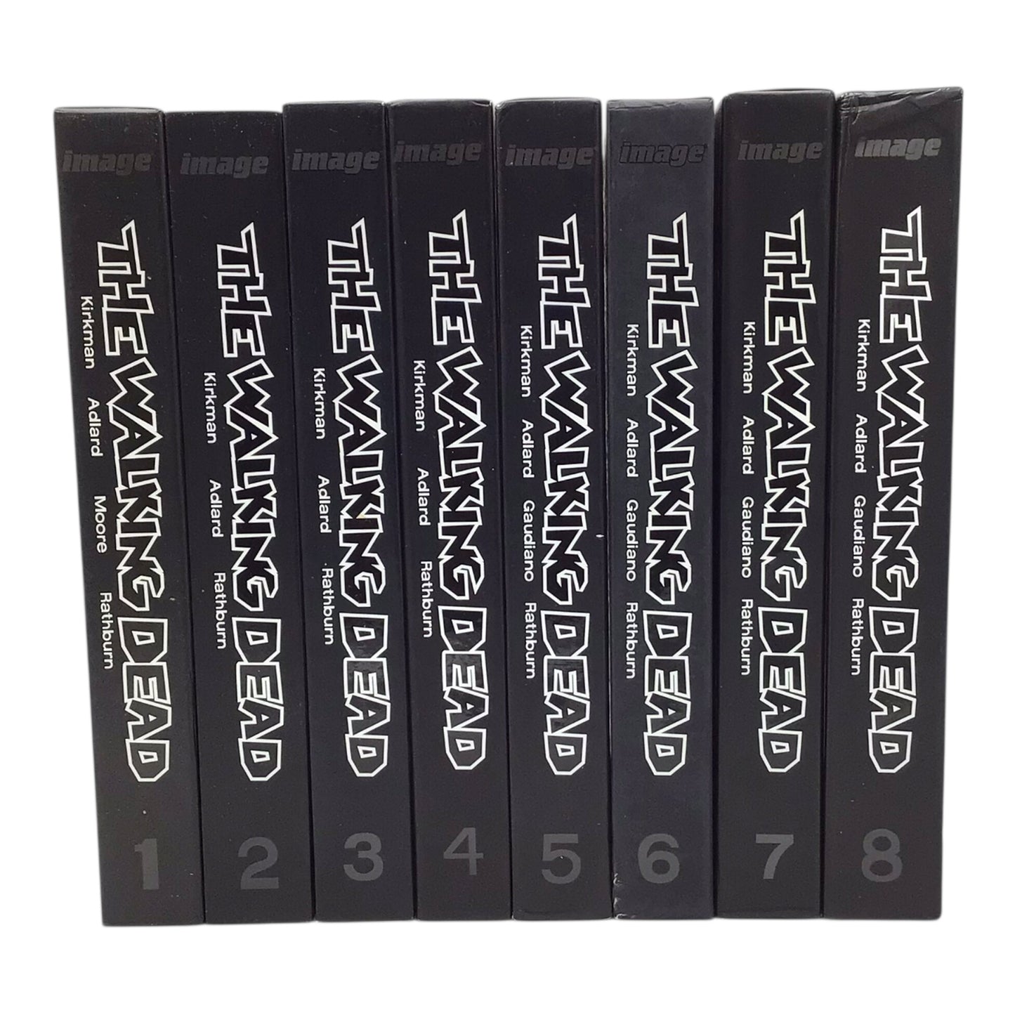 Image Comics The Walking Dead Complete Signed Hardcover Set Vol. 1–8