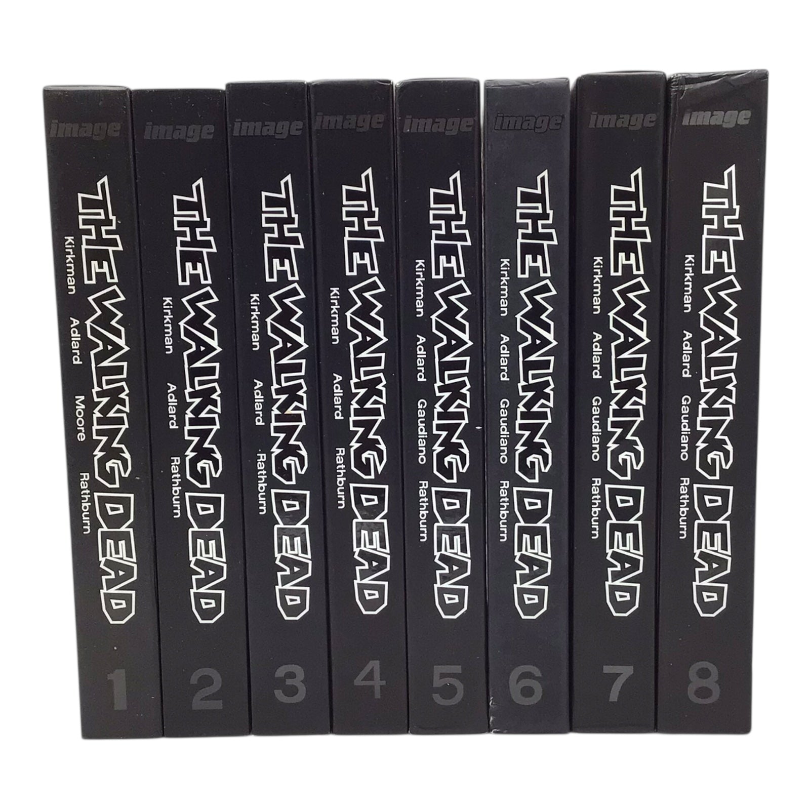 Image Comics The Walking Dead Complete Signed Hardcover Set Vol. 1–8
