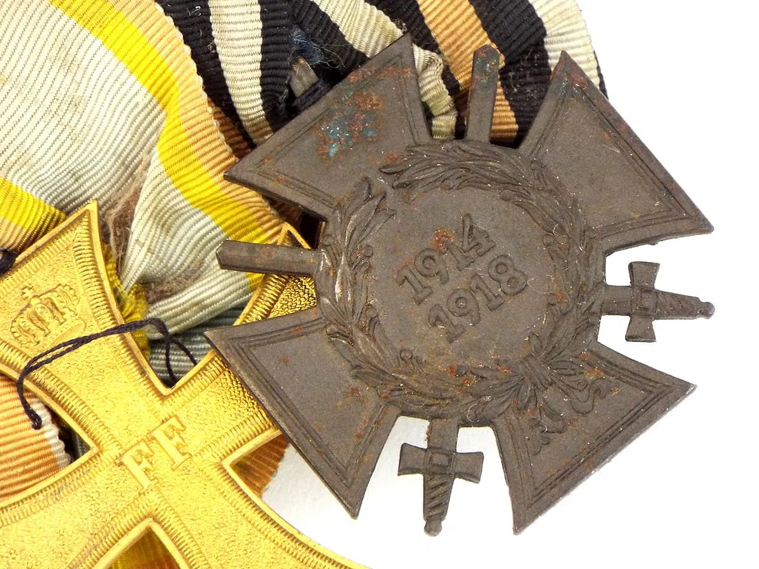 Imperial German WWI Great Medal Bar For Parade & Full Uniform Dress Occasions