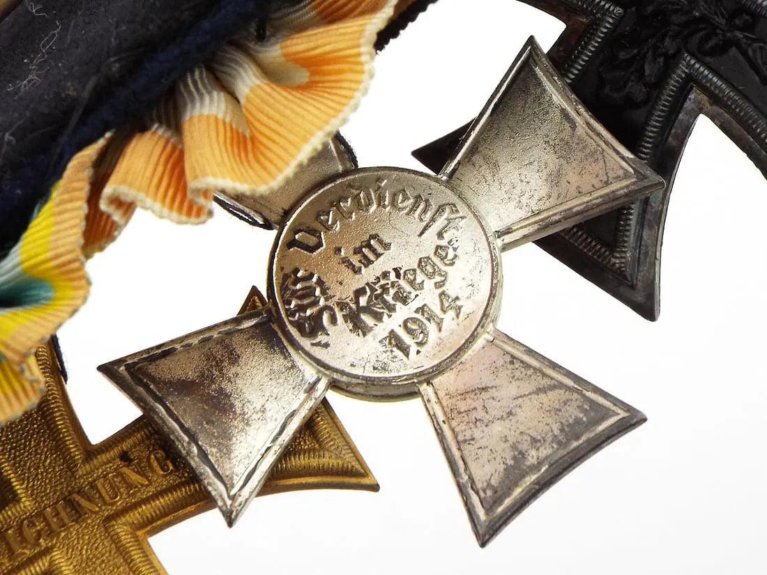 Imperial German WWI Great Medal Bar For Parade & Full Uniform Dress Occasions