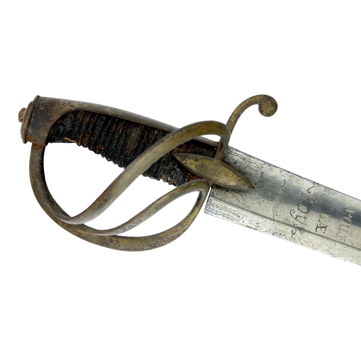 Incredible French 18th Century Cavalry Sword “Pour Le Roy” & “Vaincre ou Mourir”