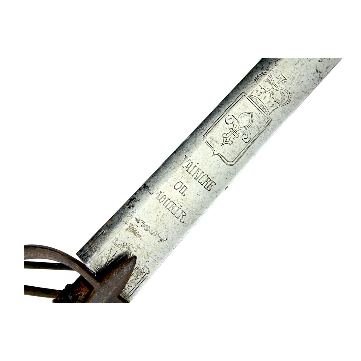 Incredible French 18th Century Cavalry Sword “Pour Le Roy” & “Vaincre ou Mourir”