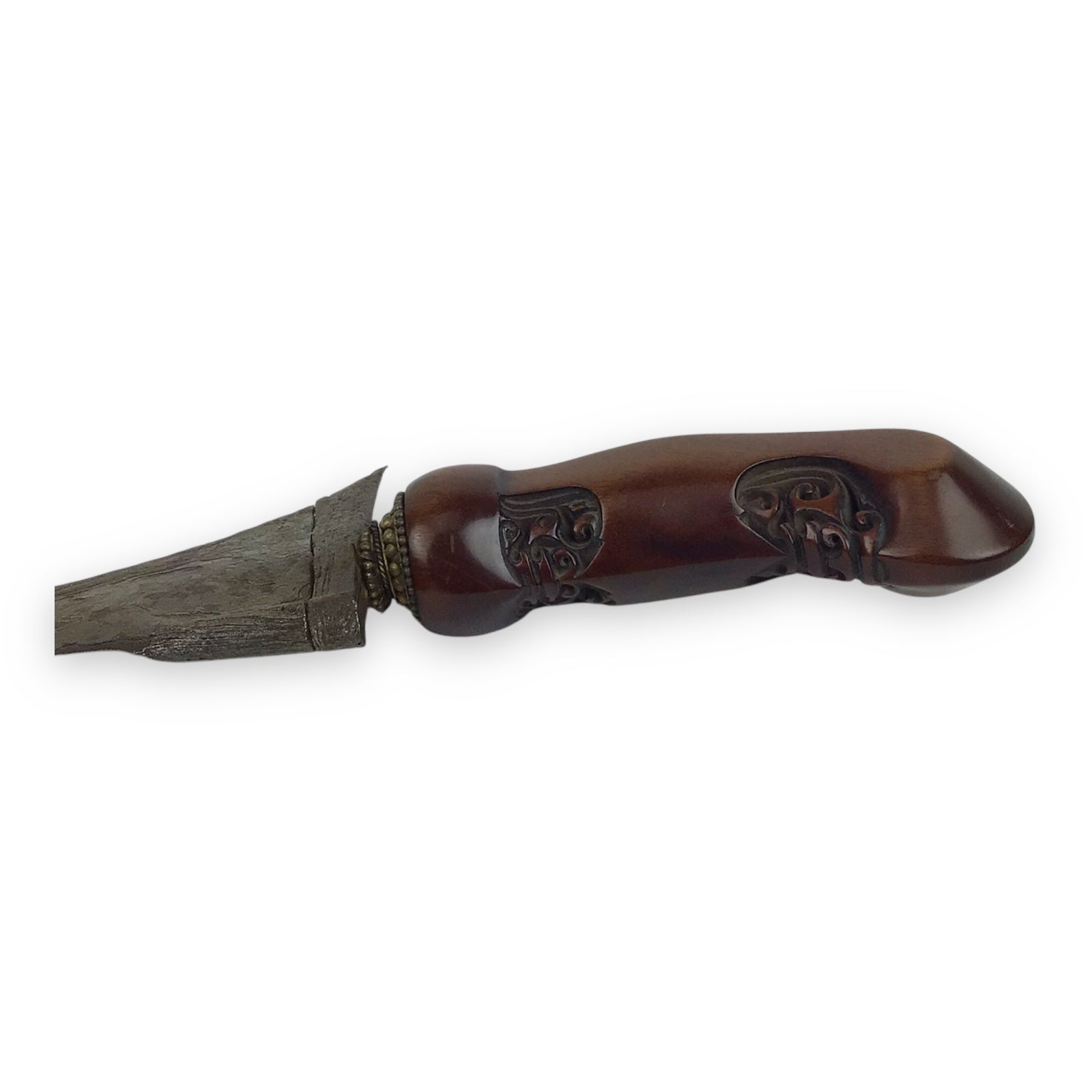 Indonesian Javanese 18th-19thC Pamor Keris Kris Meteorite Blade Sword