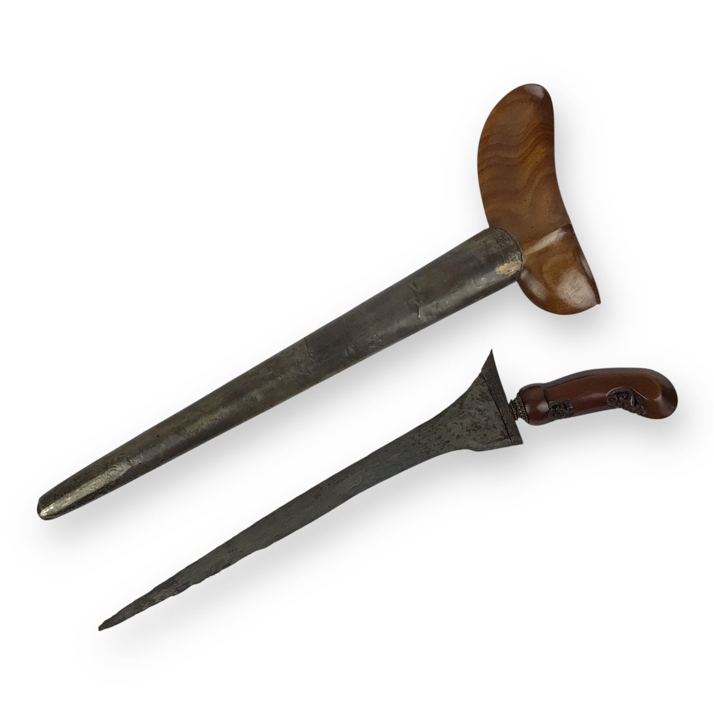 Indonesian Javanese 18th-19thC Pamor Keris Kris Meteorite Blade Sword