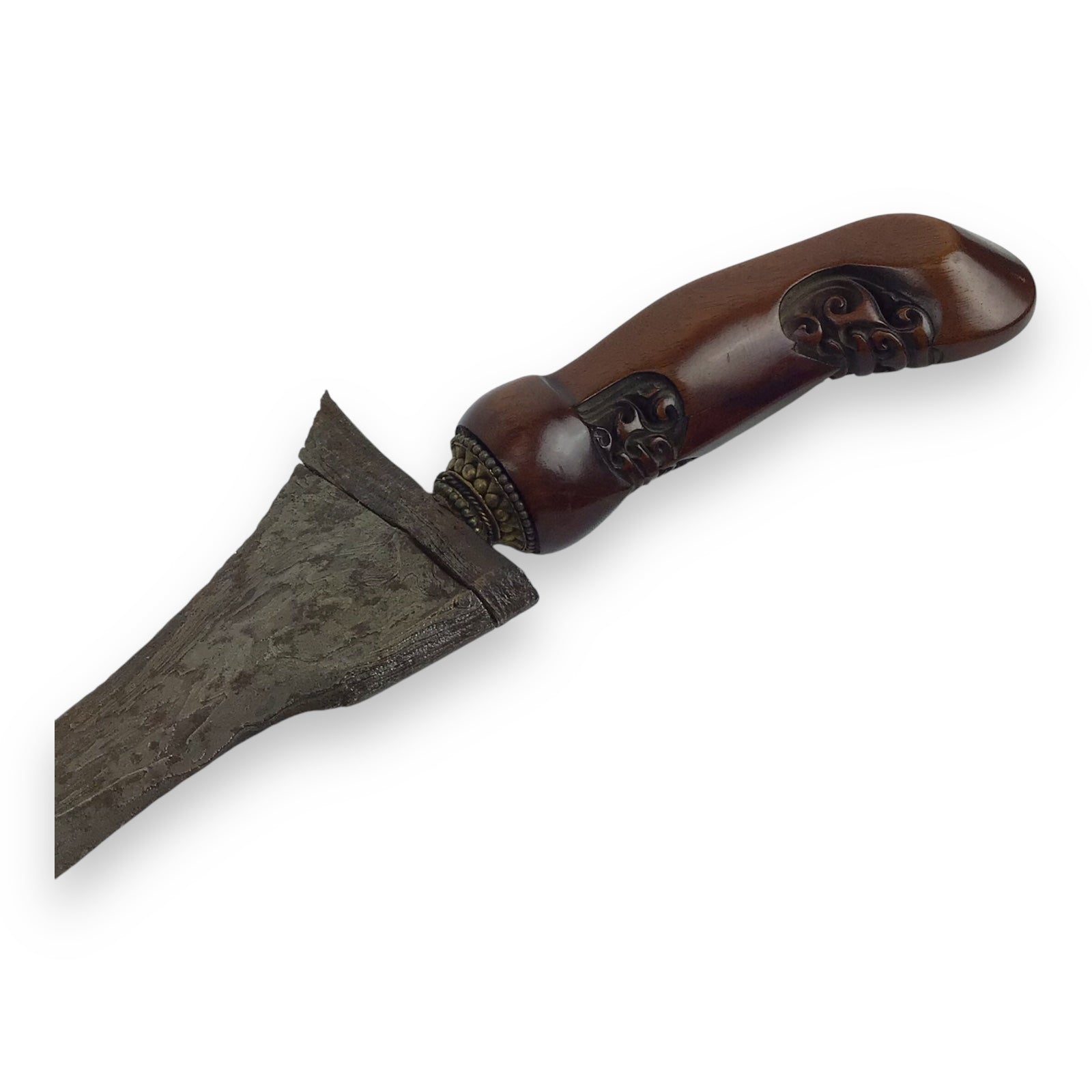 Indonesian Javanese 18th-19thC Pamor Keris Kris Meteorite Blade Sword