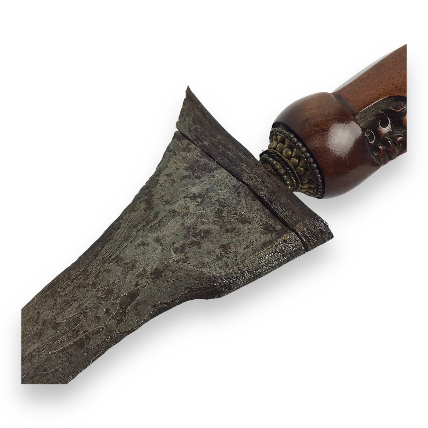 Indonesian Javanese 18th-19thC Pamor Keris Kris Meteorite Blade Sword