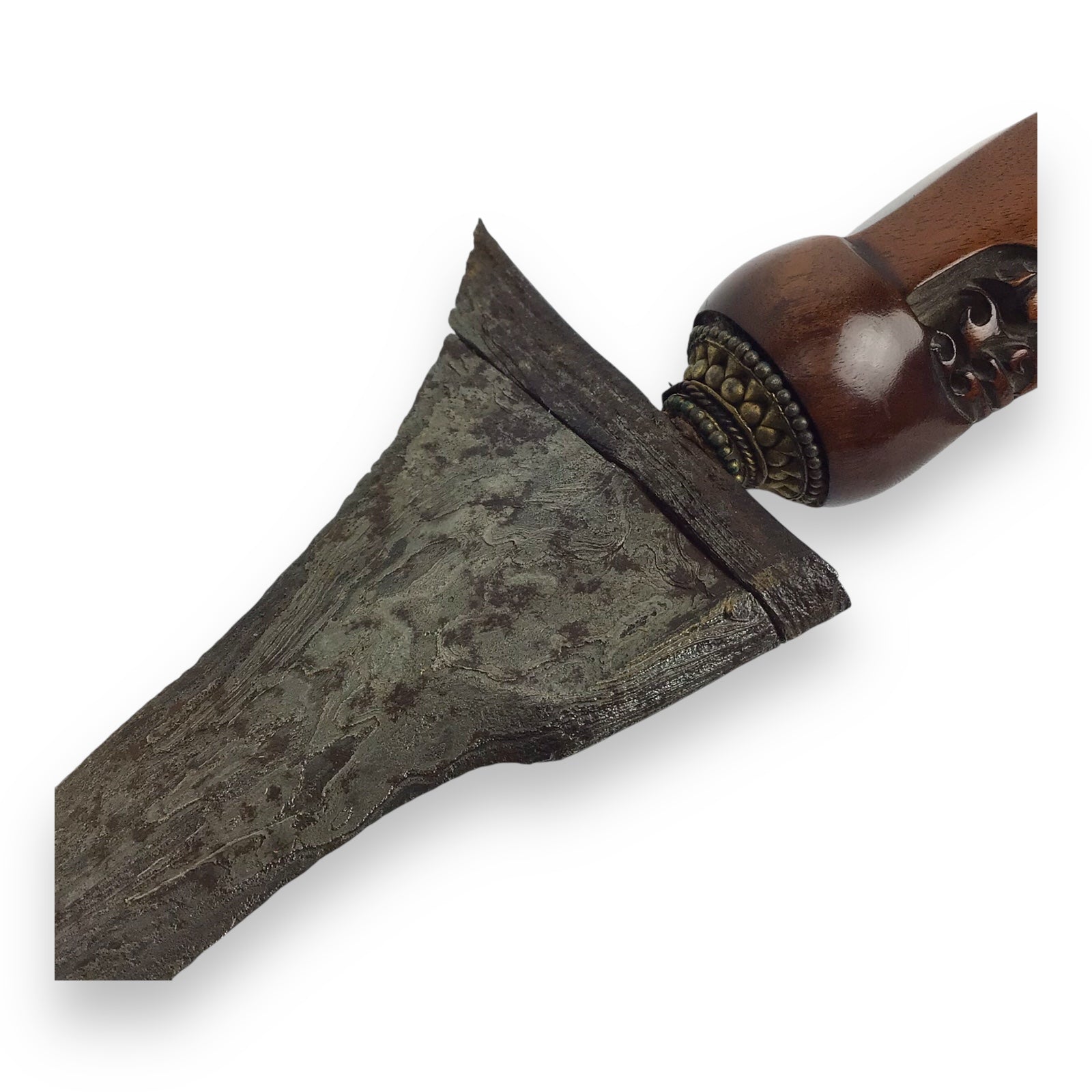 Indonesian Javanese 18th-19thC Pamor Keris Kris Meteorite Blade Sword
