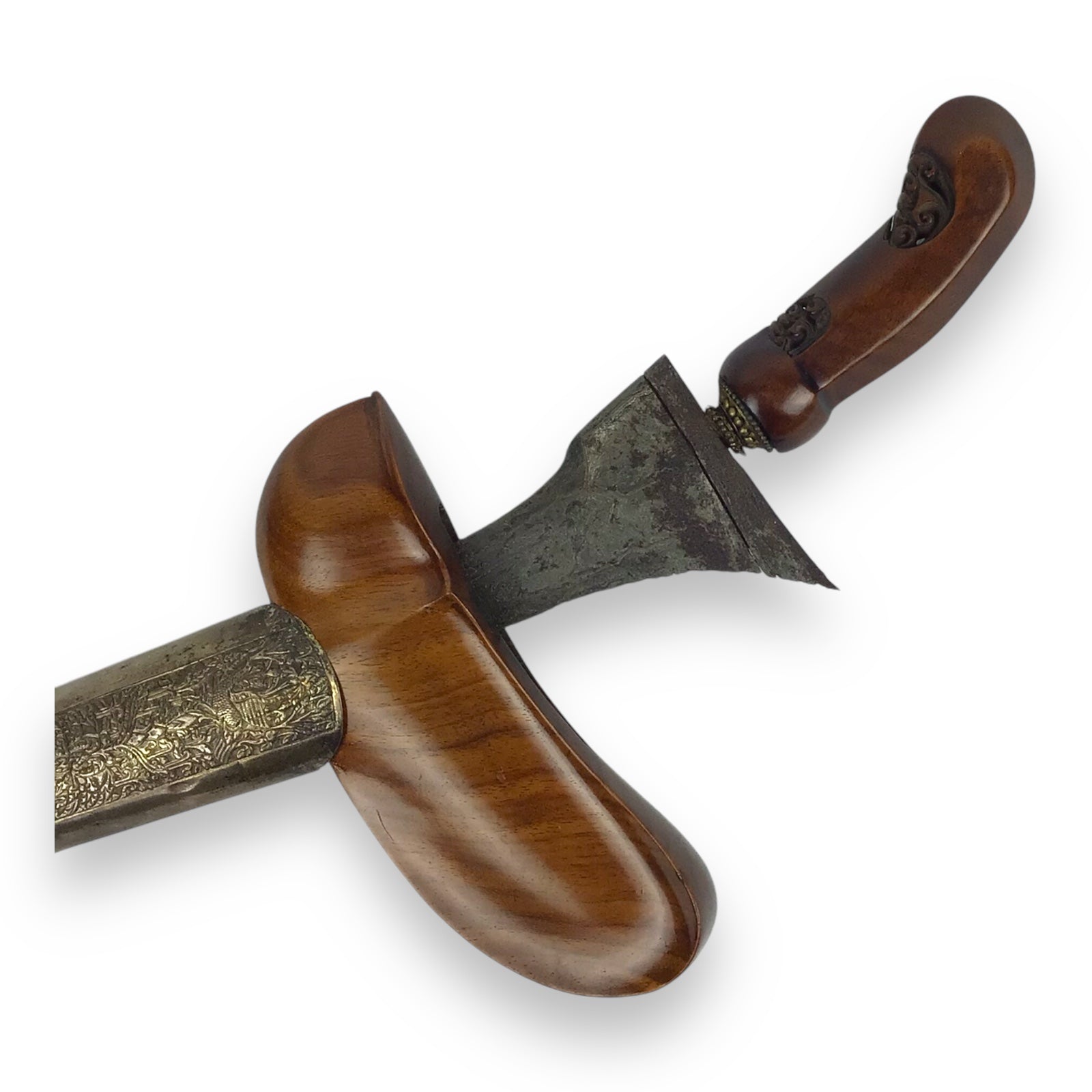 Indonesian Javanese 18th-19thC Pamor Keris Kris Meteorite Blade Sword
