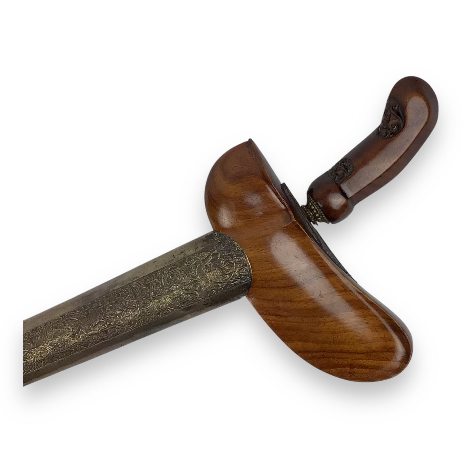 Indonesian Javanese 18th-19thC Pamor Keris Kris Meteorite Blade Sword