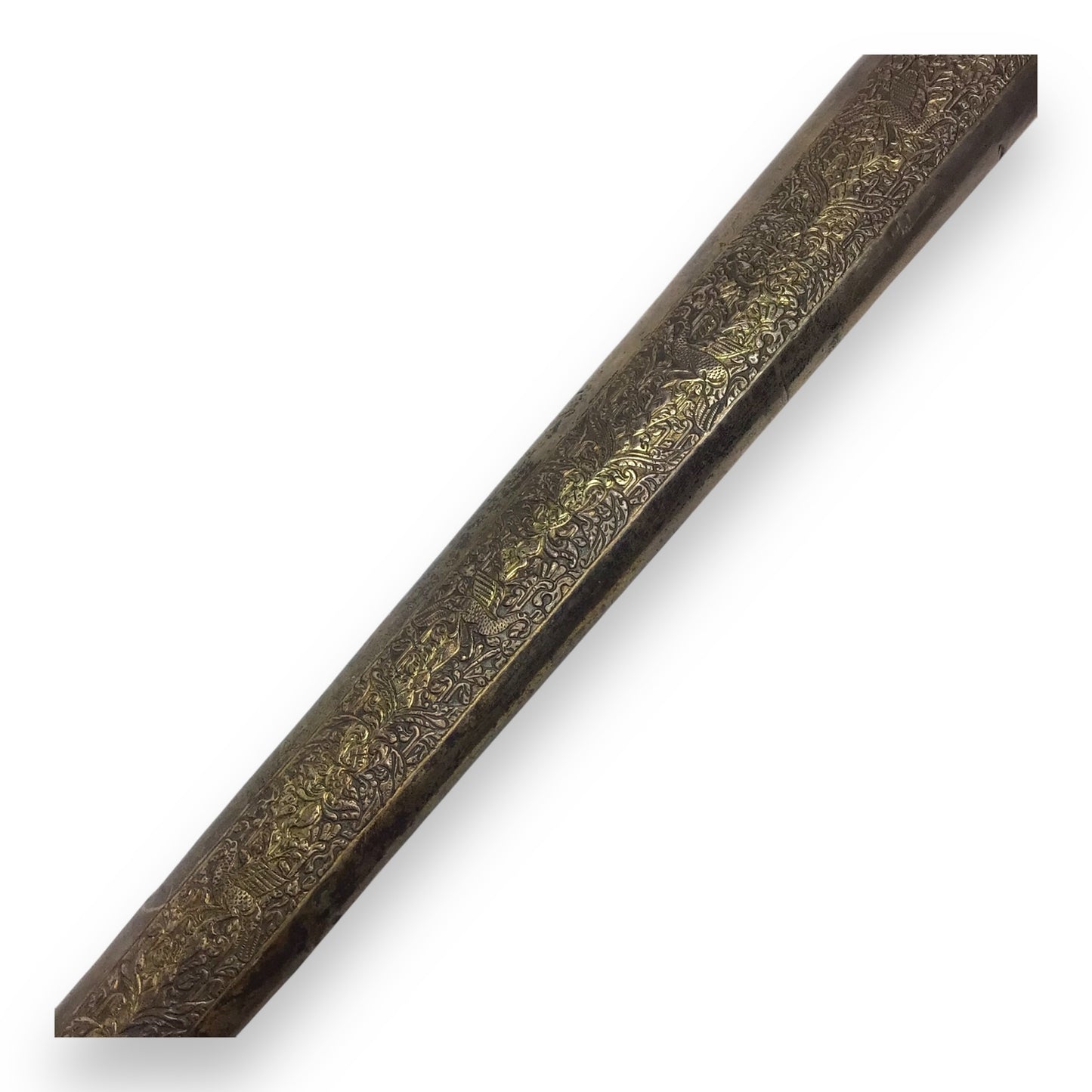 Indonesian Javanese 18th-19thC Pamor Keris Kris Meteorite Blade Sword