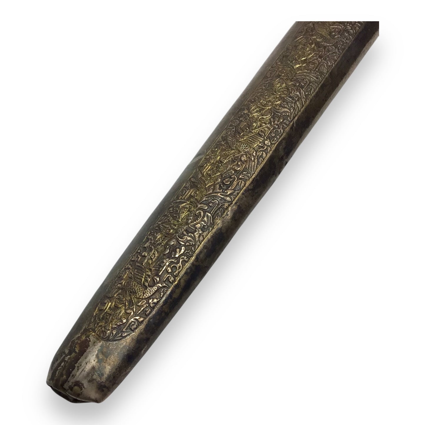 Indonesian Javanese 18th-19thC Pamor Keris Kris Meteorite Blade Sword