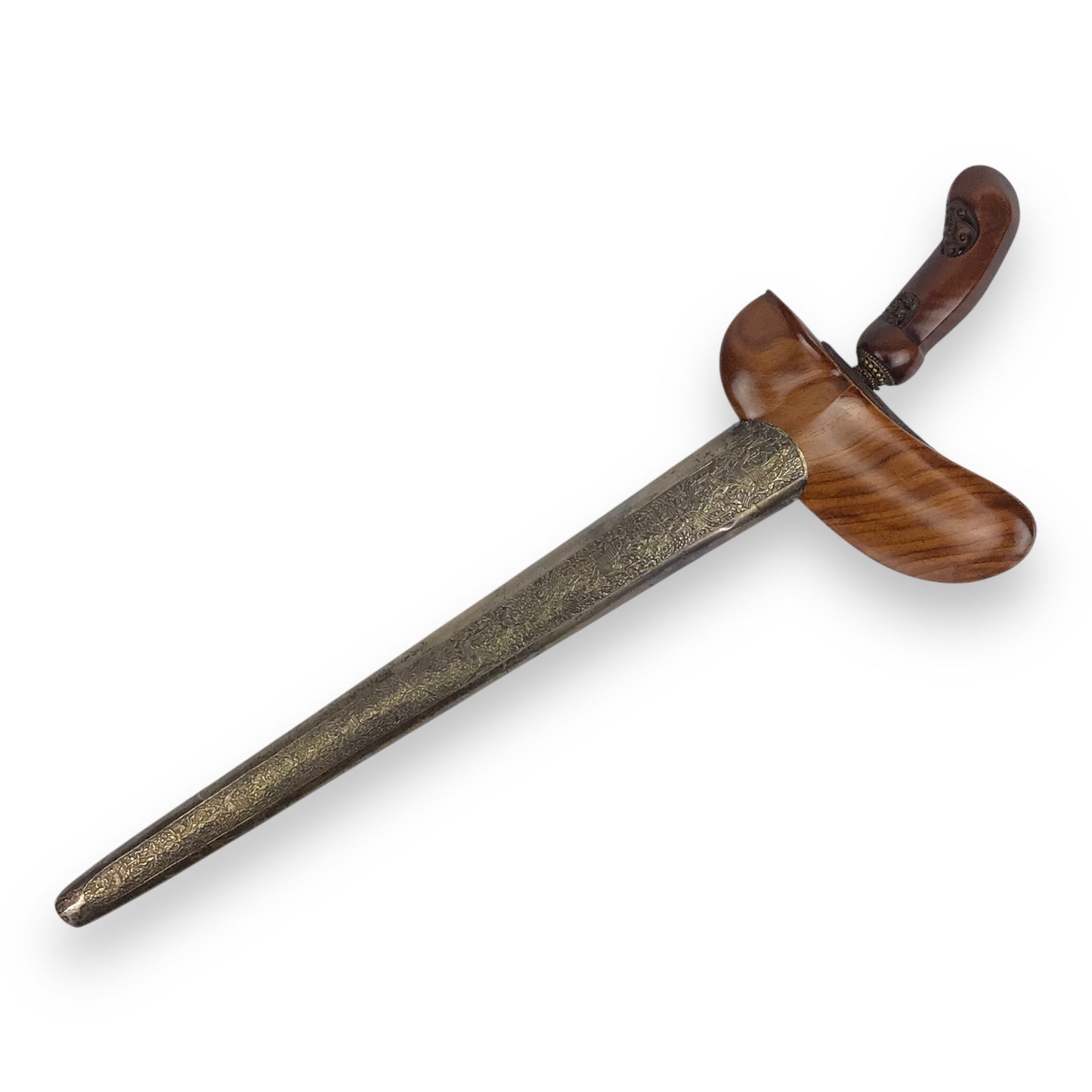 Indonesian Javanese 18th-19thC Pamor Keris Kris Meteorite Blade Sword