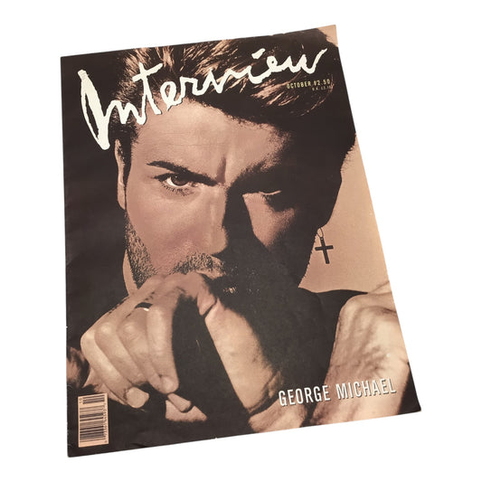 Interview Magazine – October 1988 – George Michael Cover