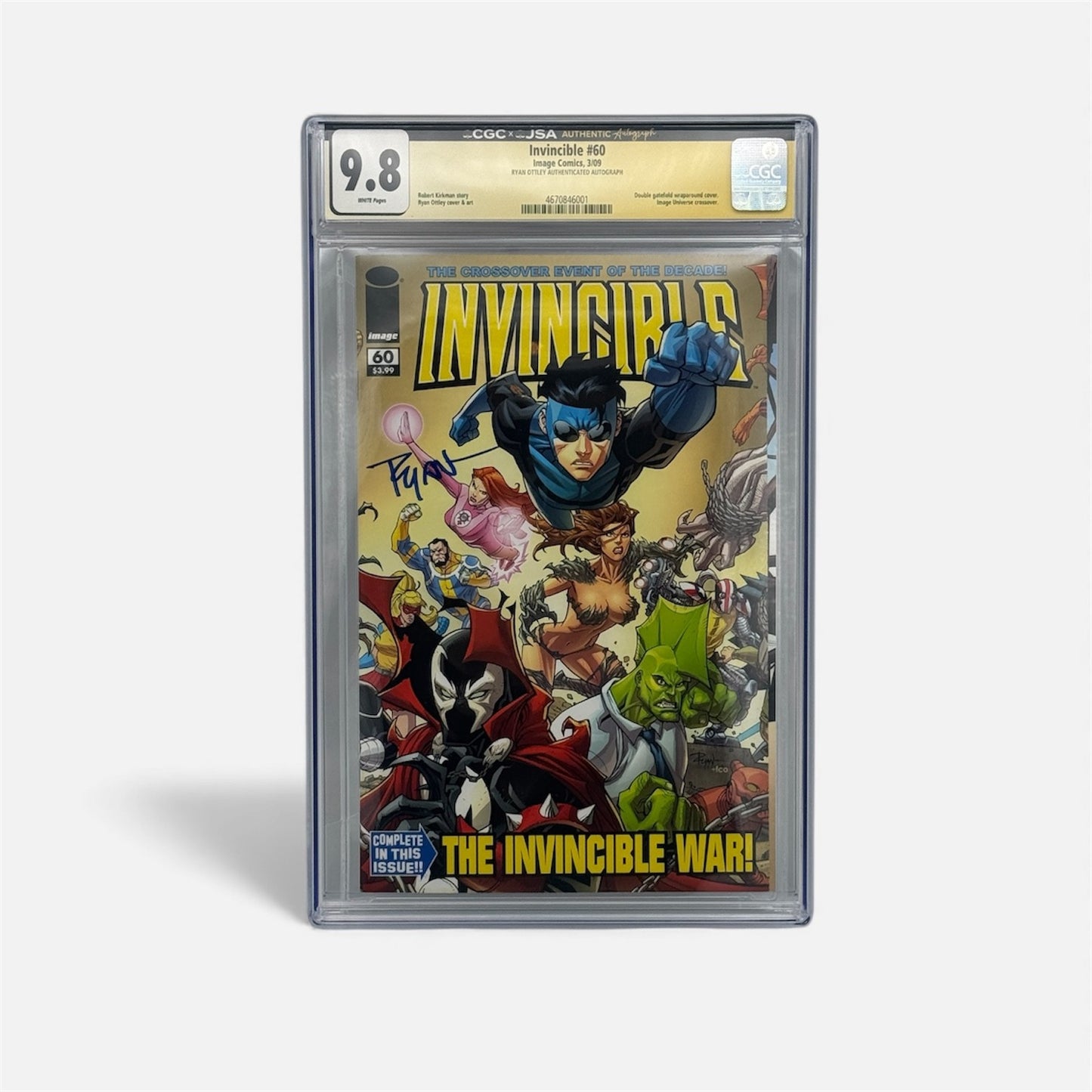 Invincible #60 – Ryan Ottley Signed | CGC 9.8 | CGCxJSA Certified Authentic