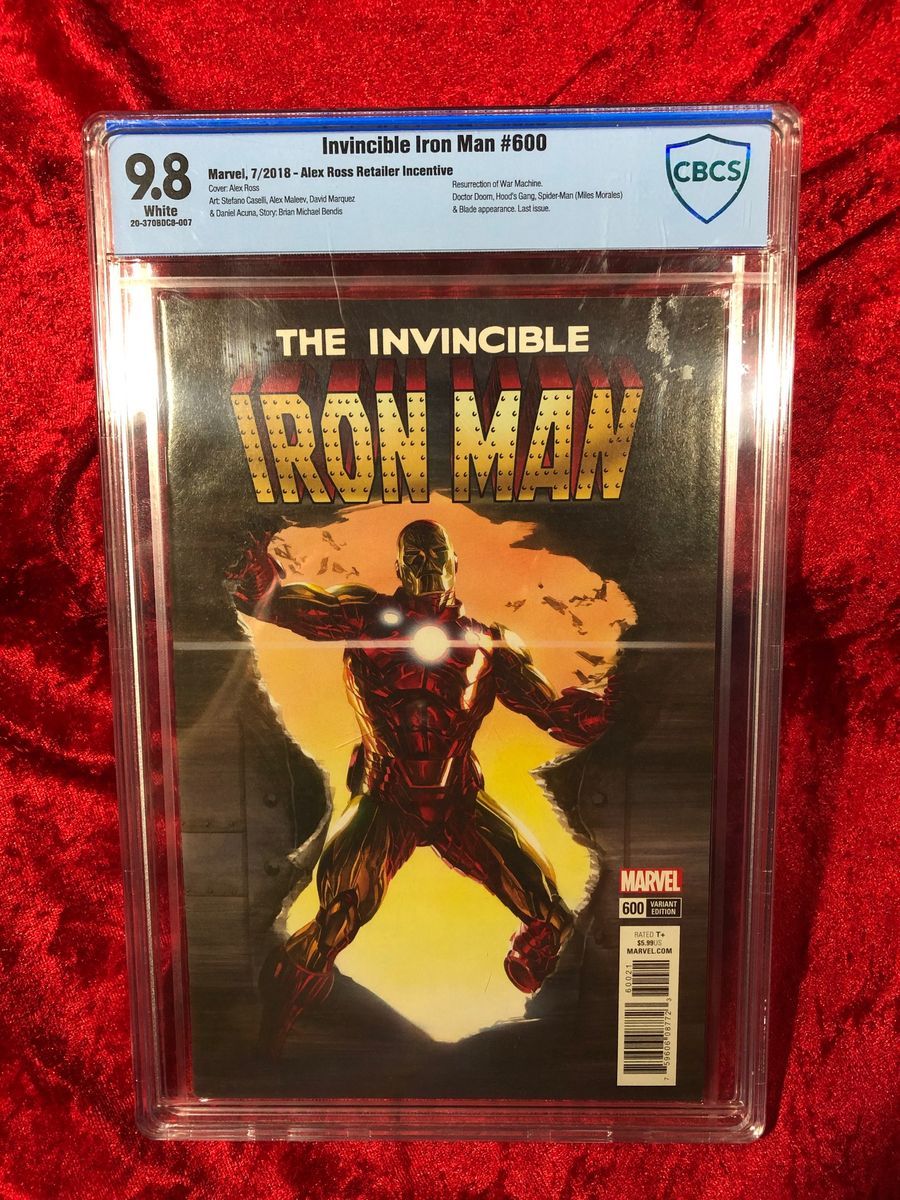 Invincible Iron Man #600 Retail Incentive Variant CBCS 9.8