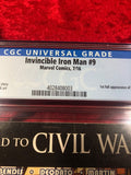 Invincible Iron Man #9- CGC 9.4- Riri Williams 1st Full Appearance