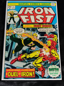 Iron Fist #1 - Marvel 1975 - Guest-starring Iron Man! VF