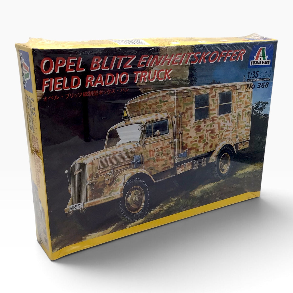 Italeri 368 Opel Blitz Einheitskoffer Field Radio Truck 1:35 Scale Model Kit – 1999 - New