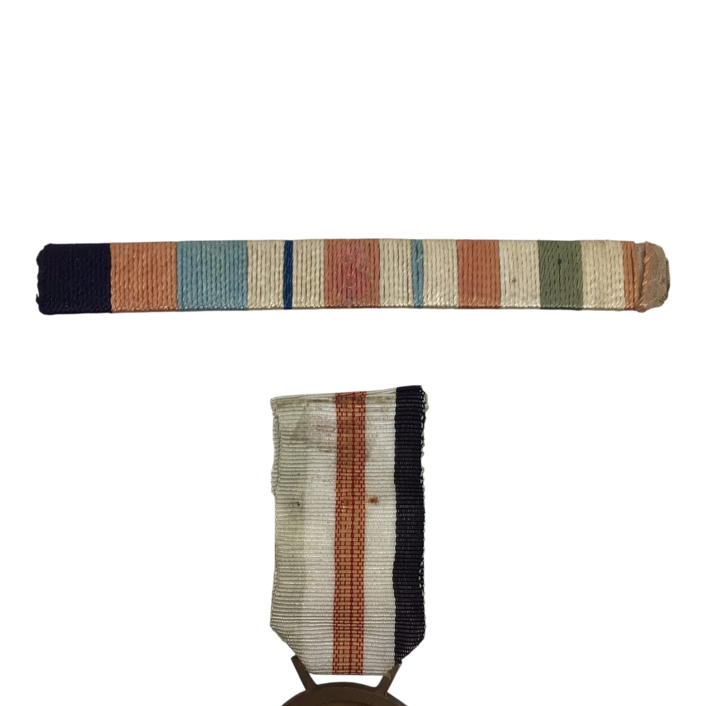 Italian Fascist Grouping - MSVN Officer's Shoulder Board, Ribbon Bar, & Italian-German Africa Campaign Medal