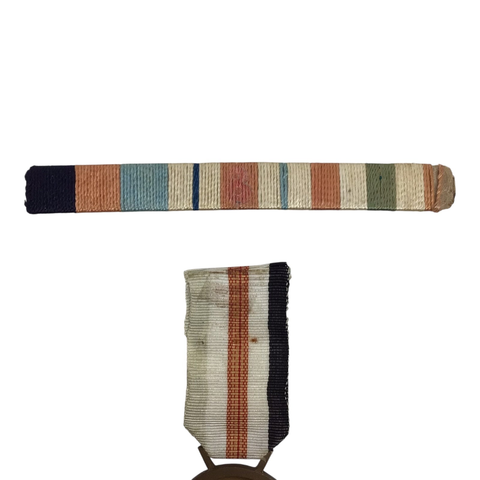 Italian Fascist Grouping - MSVN Officer's Shoulder Board, Ribbon Bar, & Italian-German Africa Campaign Medal