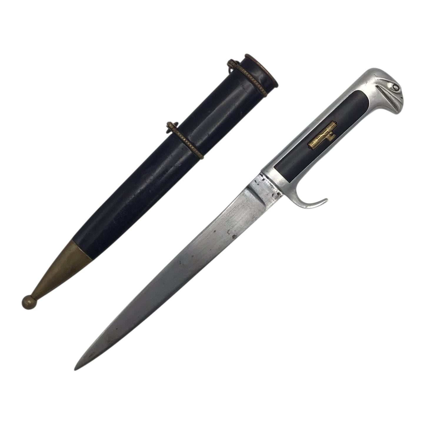 Italian WW2 Fascist MVSN Officer's Dress Dagger w/ Rare Hangar