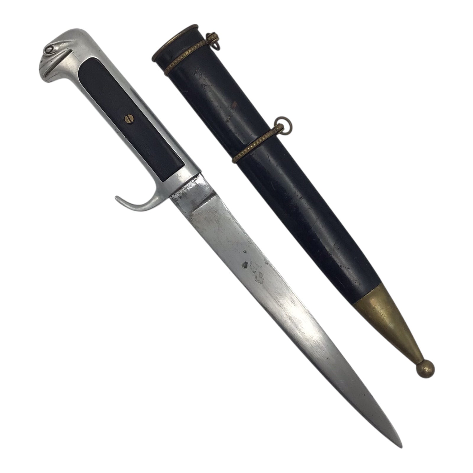 Italian WW2 Fascist MVSN Officer's Dress Dagger w/ Rare Hangar