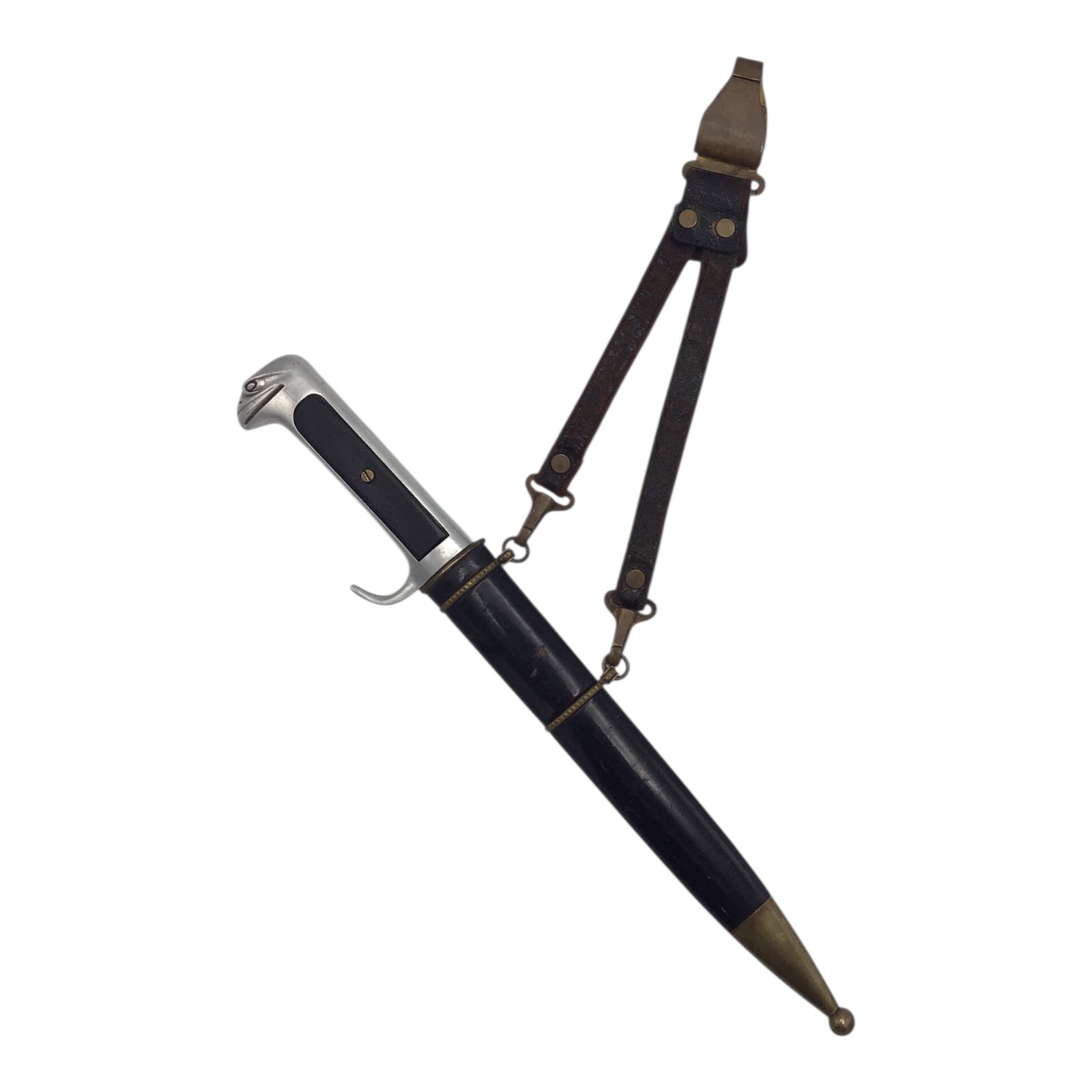 Italian WW2 Fascist MVSN Officer's Dress Dagger w/ Rare Hangar