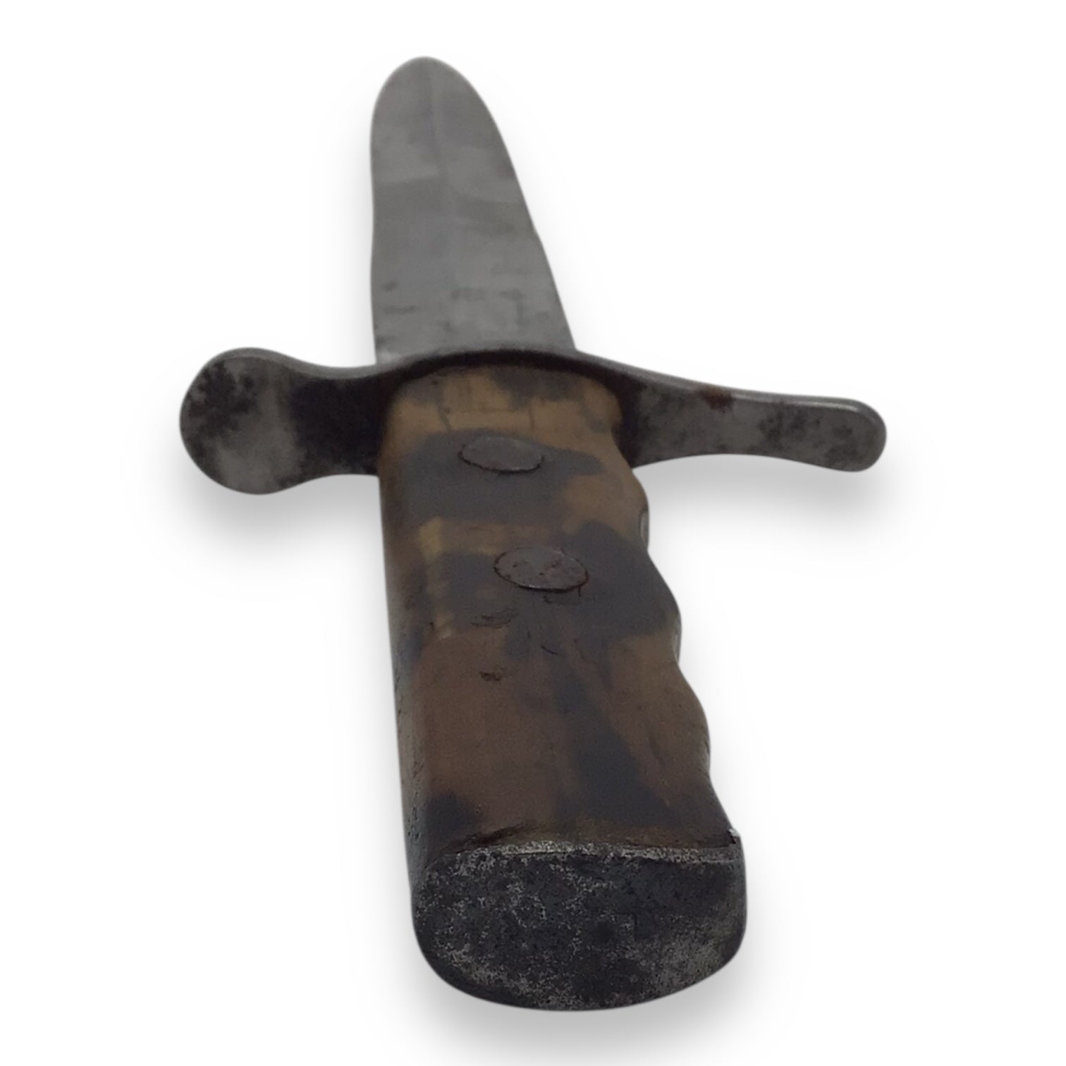 Italian WW2 MVSN Fighting Knife with Rare Belt Loop Sheath | Blackshirt Militia Dagger w/ Original Scabbard