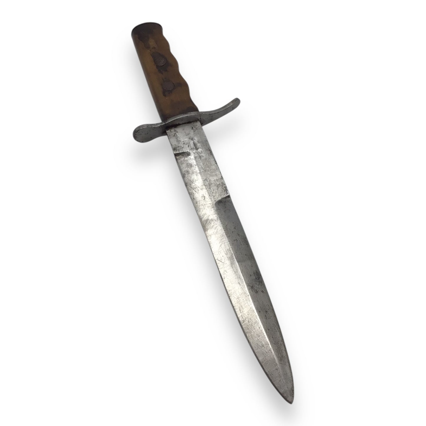 Italian WW2 MVSN Fighting Knife with Rare Belt Loop Sheath | Blackshirt Militia Dagger w/ Original Scabbard