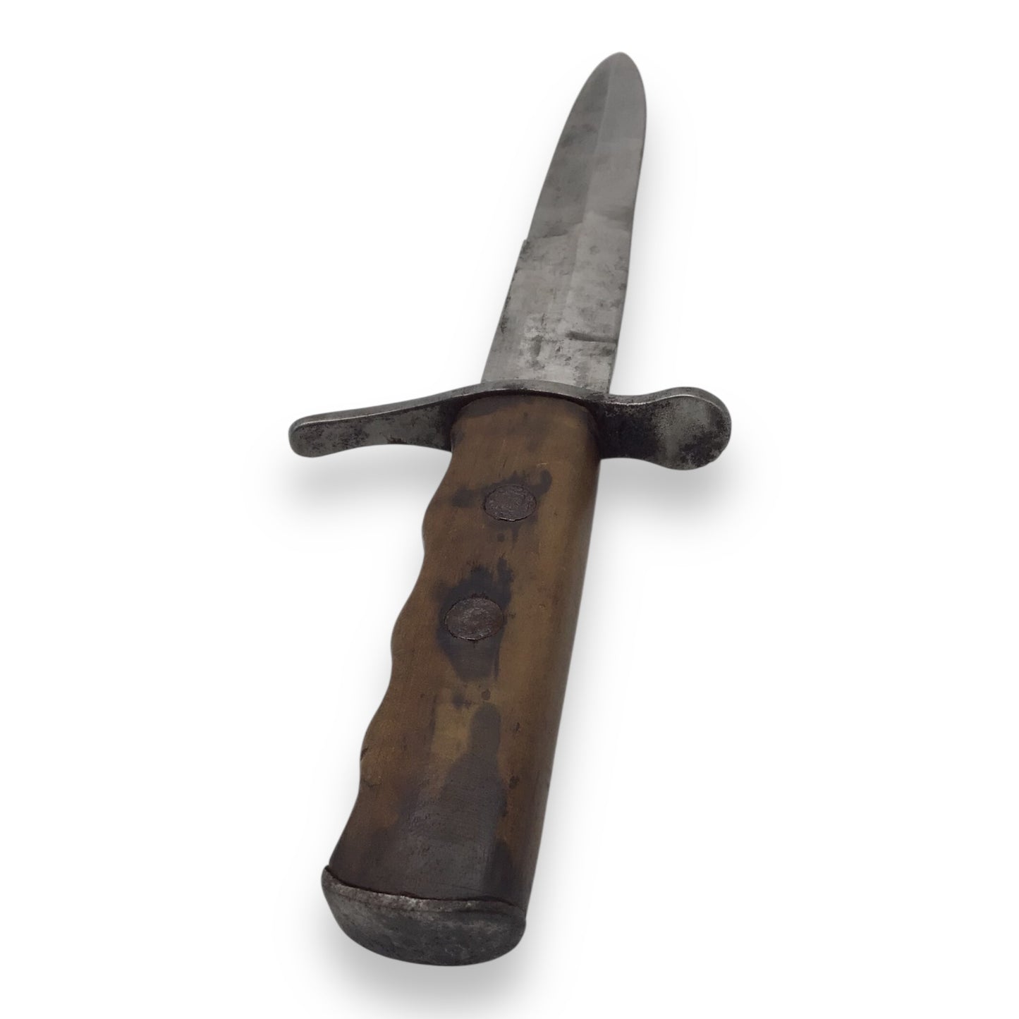 Italian WW2 MVSN Fighting Knife with Rare Belt Loop Sheath | Blackshirt Militia Dagger w/ Original Scabbard