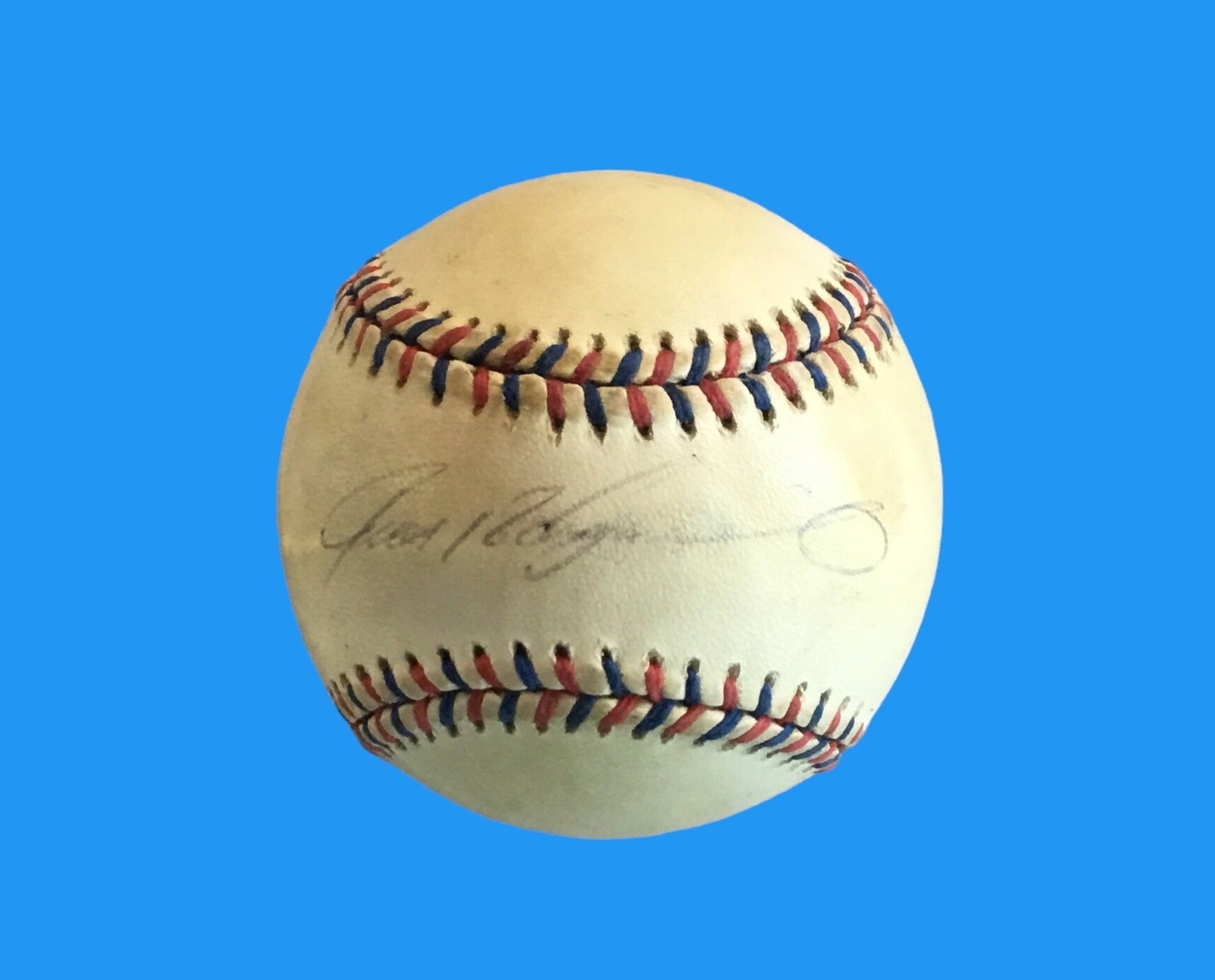 Ivan Pudge Rodriguez Autographed Baseball 1996 All Star Game