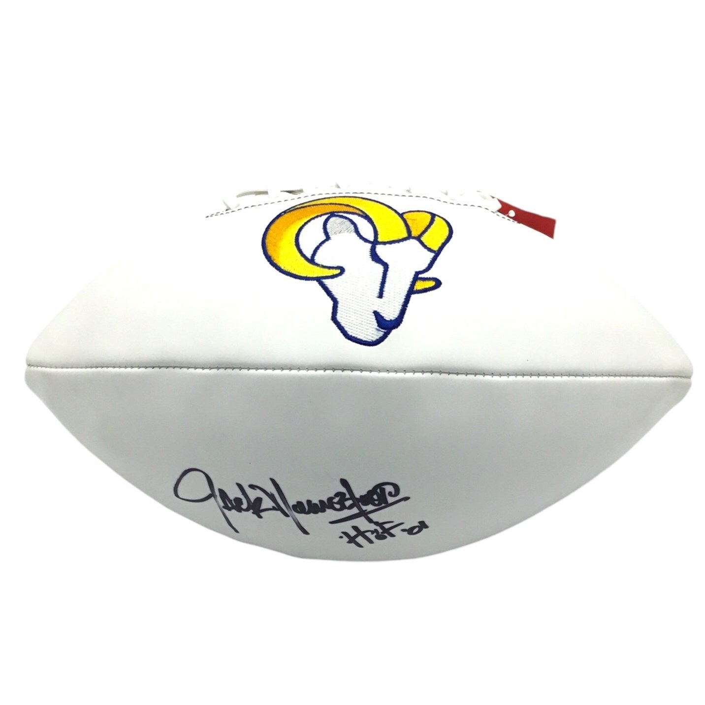 Jack Youngblood Signed Wilson Monogrammed Rams Football 'HOF